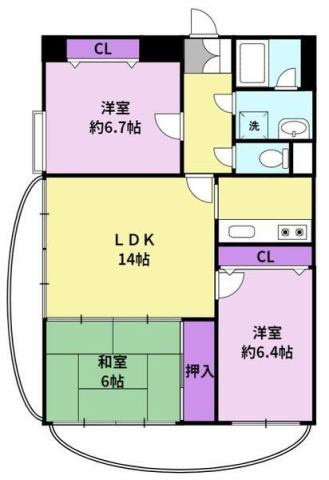 パレクレールの間取り