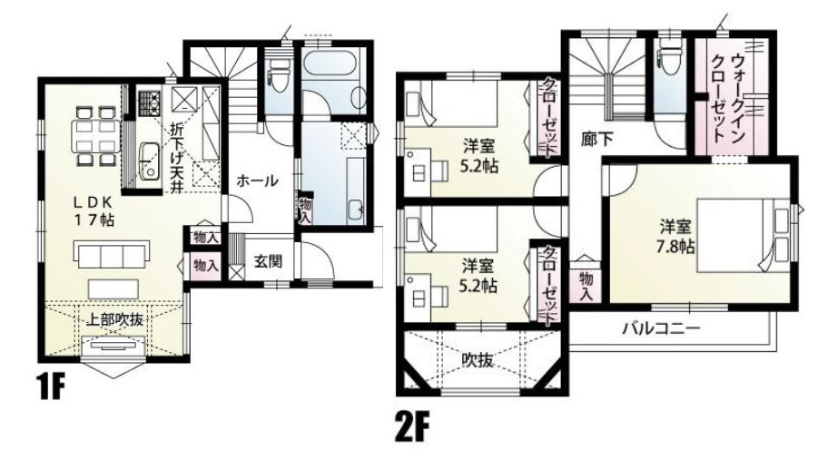 《仲介手数料半額》川越市むさし野南15号棟(全19号棟)　15号棟の間取り
