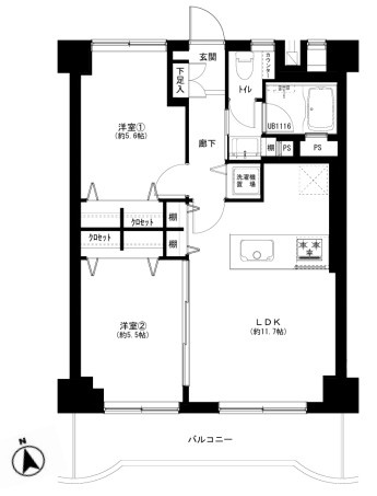 【間取り】 | グランテラッセ西早稲田