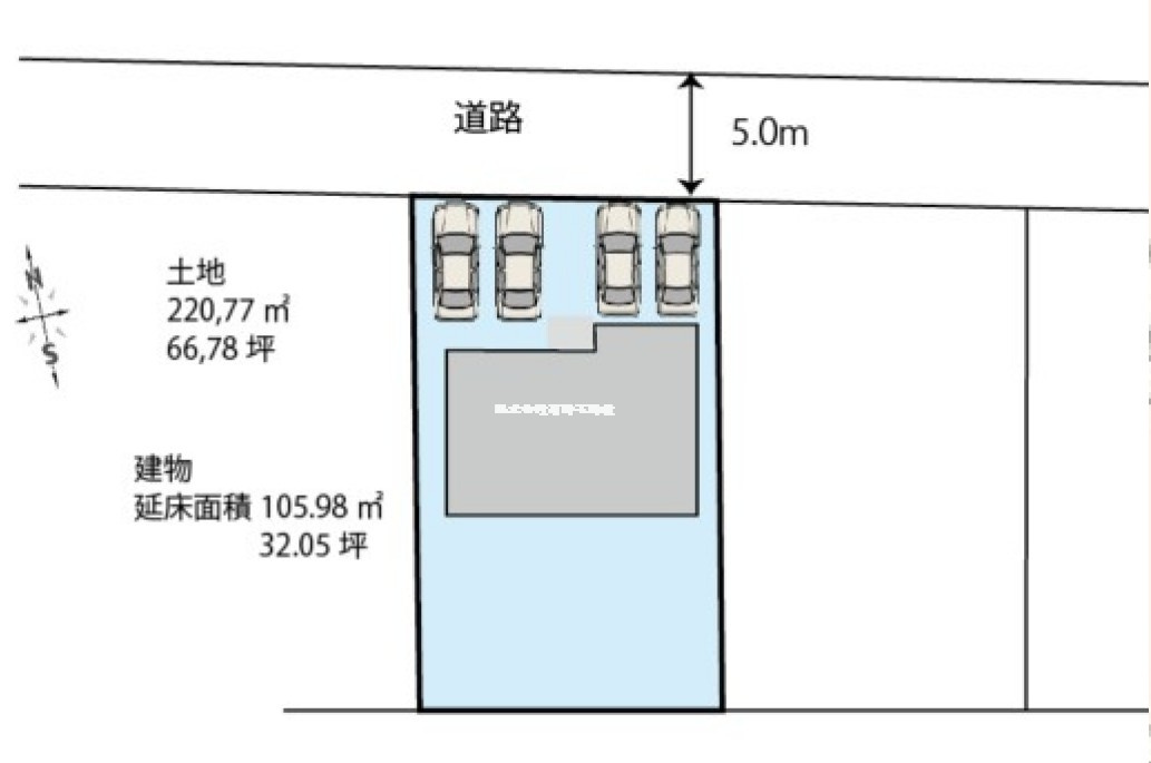 【中古戸建】高崎市金古町の区画図|■区画図