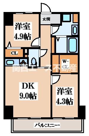 【間取り】 | ハイラインⅤ