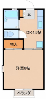 【間取り】 | パークサイド池田Ｂ