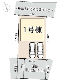 高砂市曽根町9期（全1棟）新築の区画図|1号棟です。