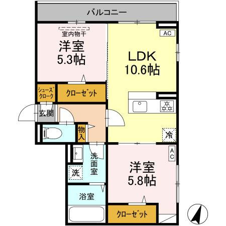 サフィールの間取り