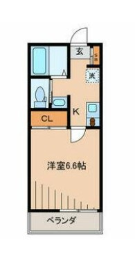 銘の間取り|間取りです。