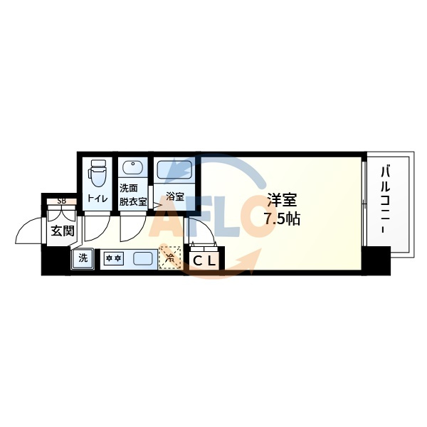 スプランディッド天王寺Ⅲの間取り|スプランディッド天王寺ⅠⅠⅠ　間取り