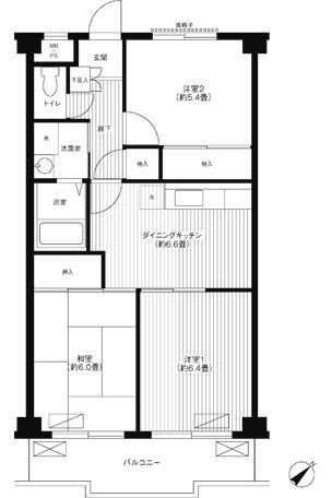 【間取り】 | 内田レジデンス