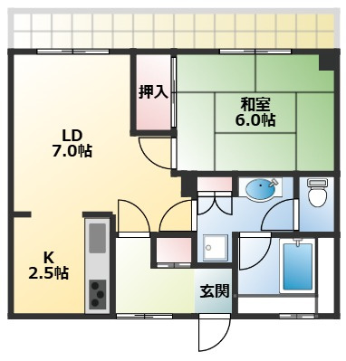 【間取り】 | マンションサンプラザ1