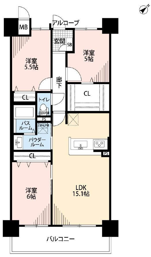 アルファスマート草津新浜町　5F