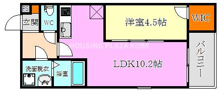 ジーメゾン王居殿の間取り