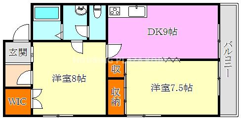 潮見台マンションの間取り