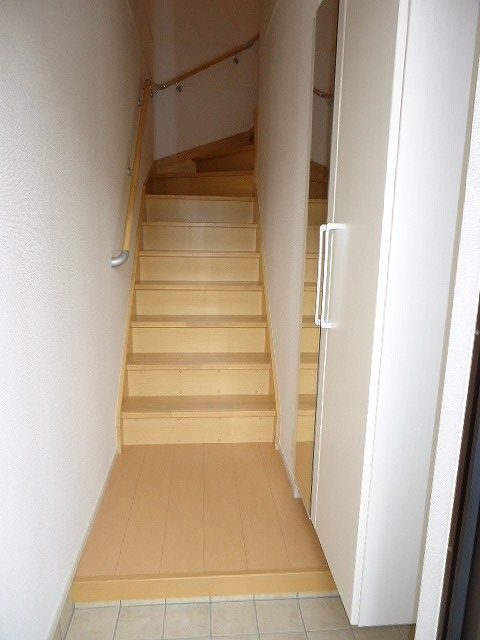 ルピナスＡの玄関