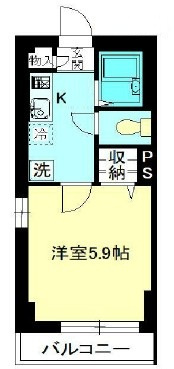 アイビー千川の間取り|間取りです。