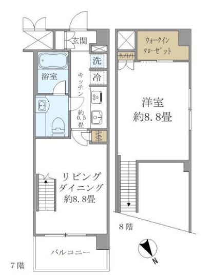 エコロジー上板橋レジデンスの間取り