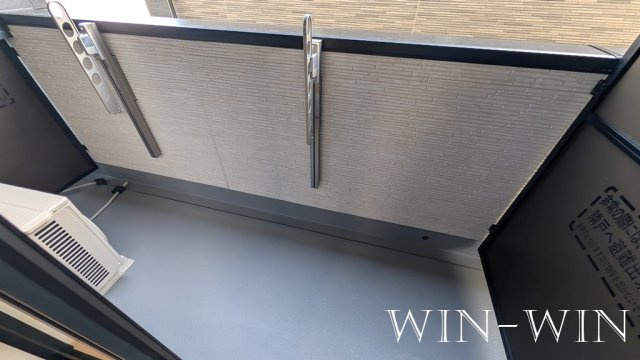 ヒカルサ豊橋小池のバルコニー