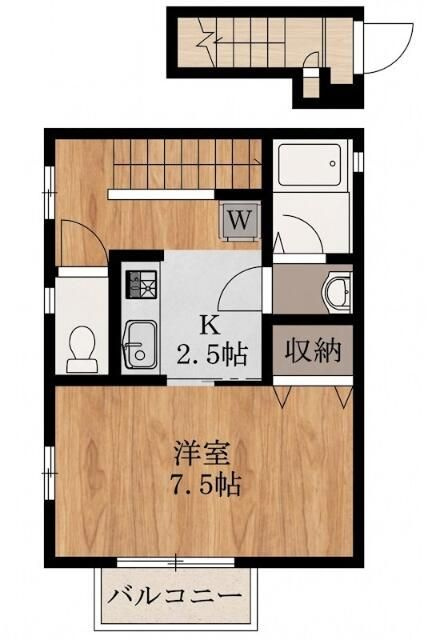 サンドエル中町台Ⅱの間取り
