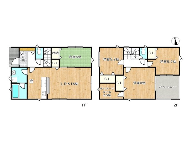 【間取り】 | 姫路市勝原区山戸第5／全4棟