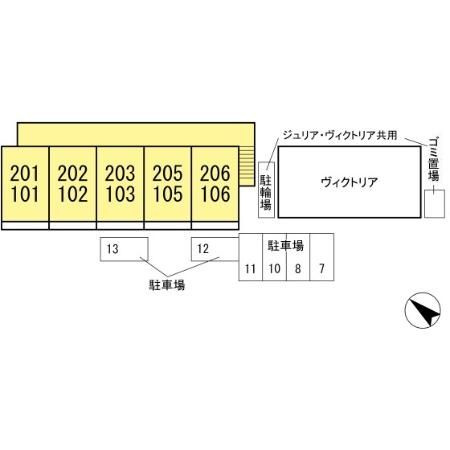 ジュリアの区画図