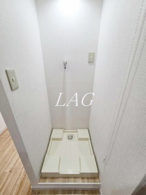【設備】 | ハタノコーポ | 室内洗濯機置き場です。