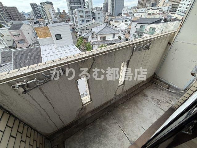 クリスタルコート26のバルコニー