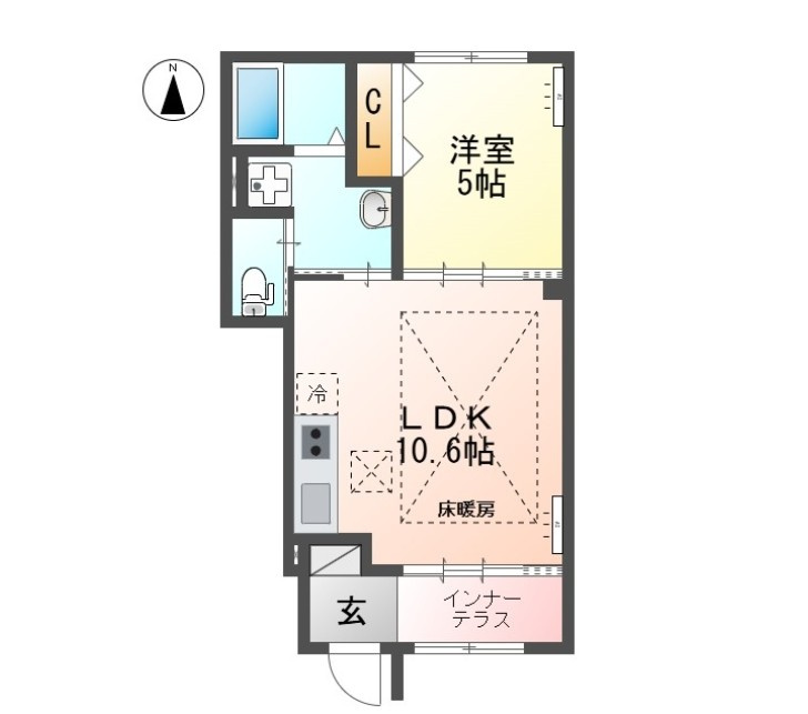 レオンの間取り