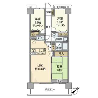 【間取り】 | サンシティ泉ヶ丘