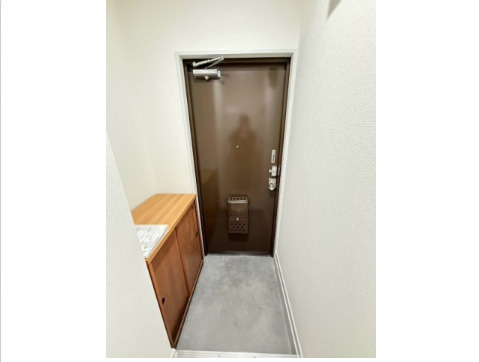 グリーンマンションの玄関