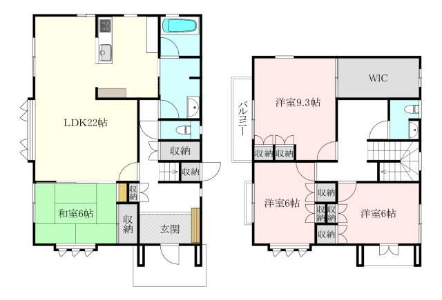 白水台6丁目戸建の間取り