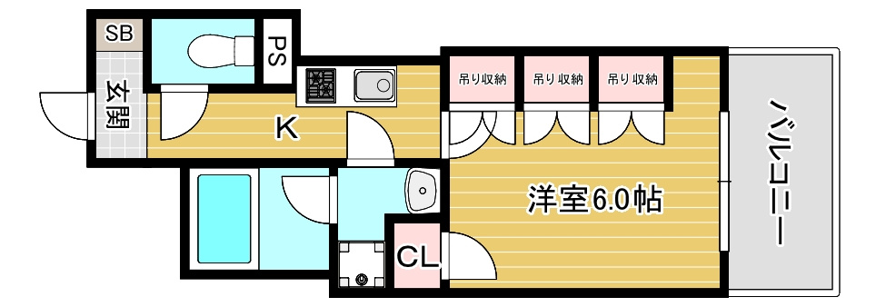 Luce　Kujonishiの間取り
