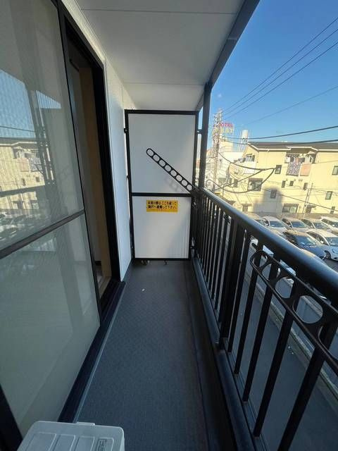 レヤーノ新宿のバルコニー