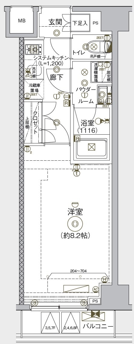 クレヴィスタ練馬平和台の間取り