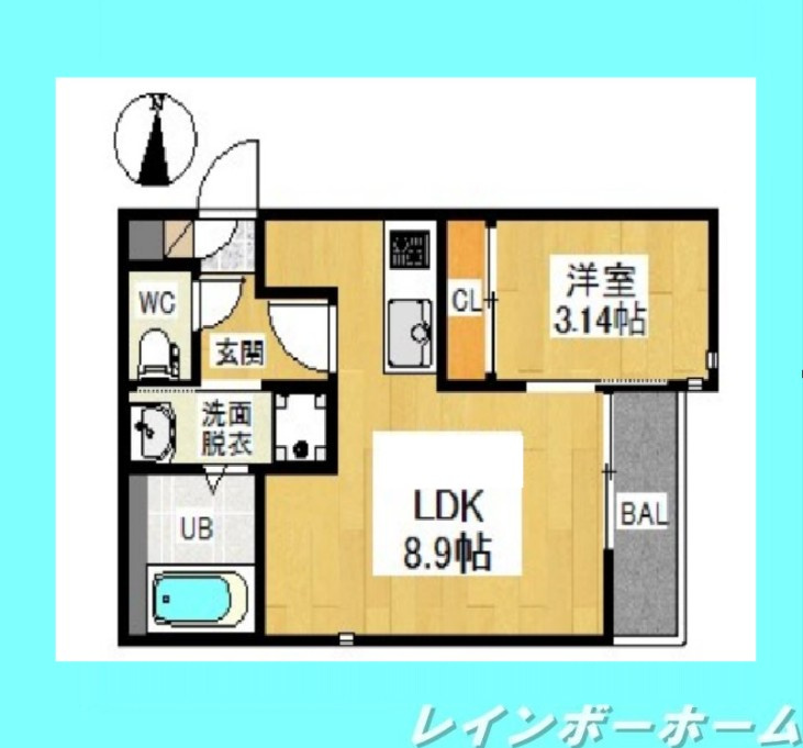 フォンティーナ越谷レイクタウンの間取り
