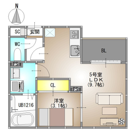 REGALEST 住吉の間取り