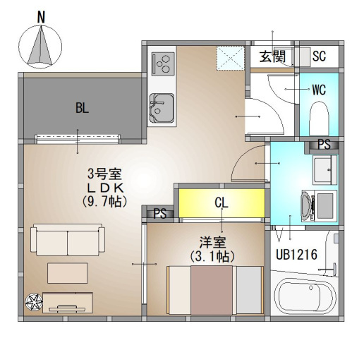 REGALEST 住吉の間取り