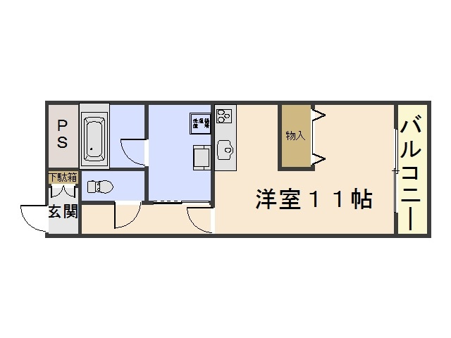 コートシオンの間取り