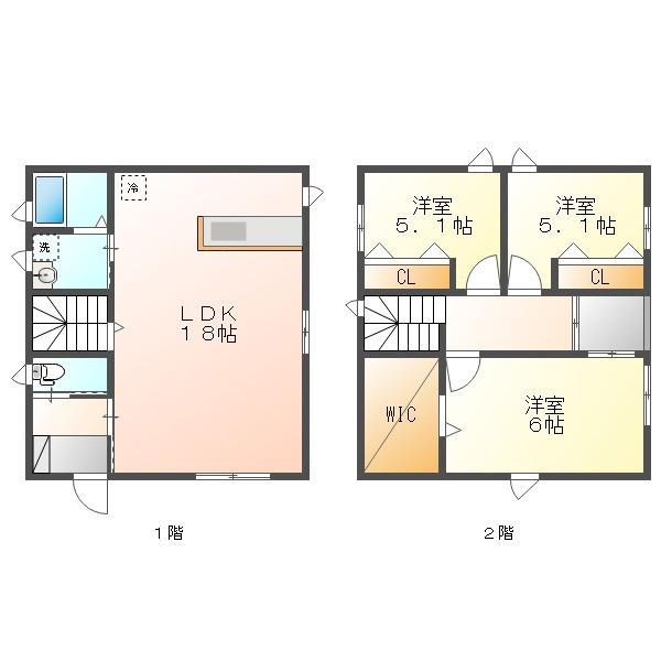 MISAOYAMA GARDENの間取り