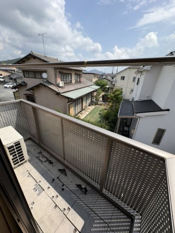 吉田荘　南のバルコニー