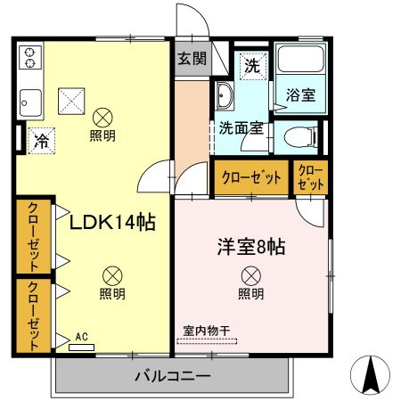 クレマティスの間取り