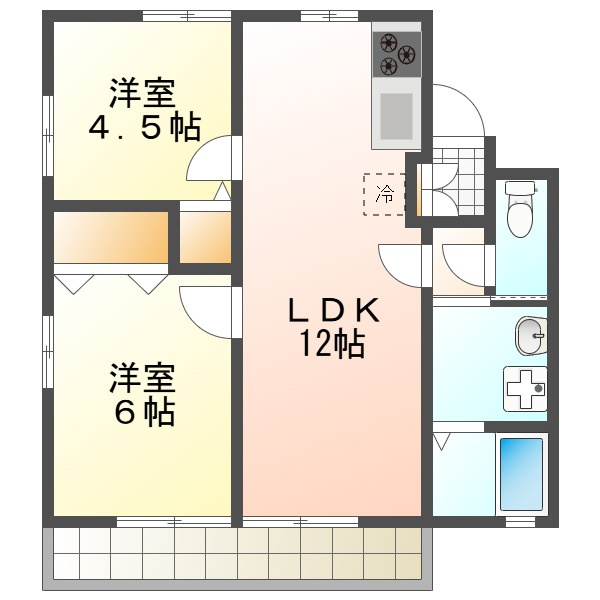 TAISANⅠの間取り
