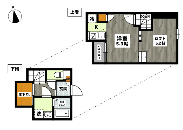 ADC高島リブレの間取り