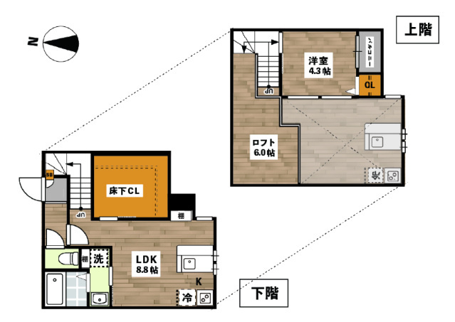 ADC高島Meiの間取り