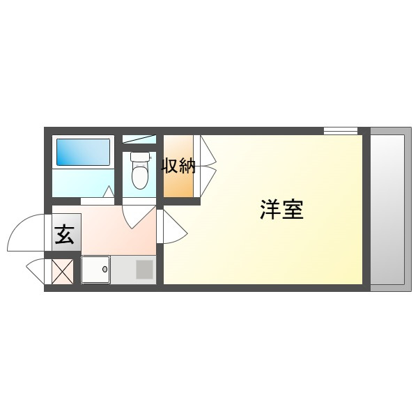 ハイツ南風の間取り