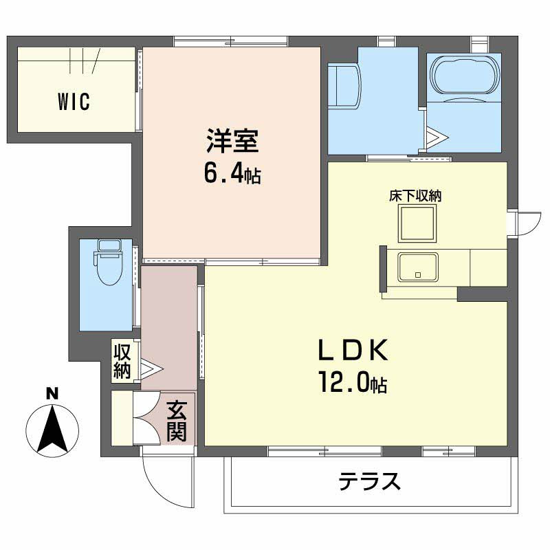 シャーメゾンつばき　２番館の間取り