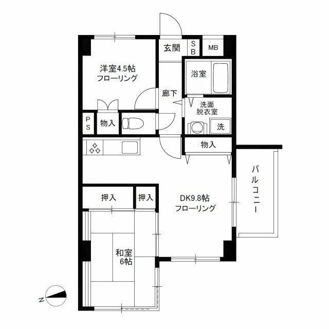 ラ・フォレ根岸の間取り