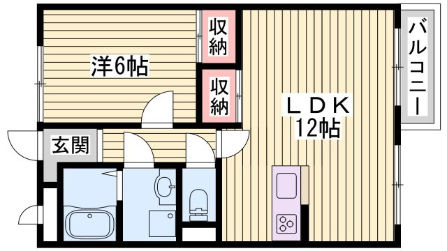 グランジュール壱番館の間取り