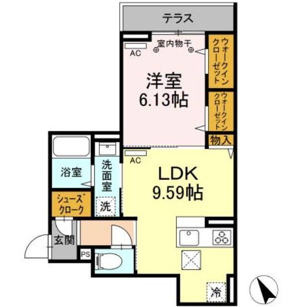 アヴァンス西調布の間取り