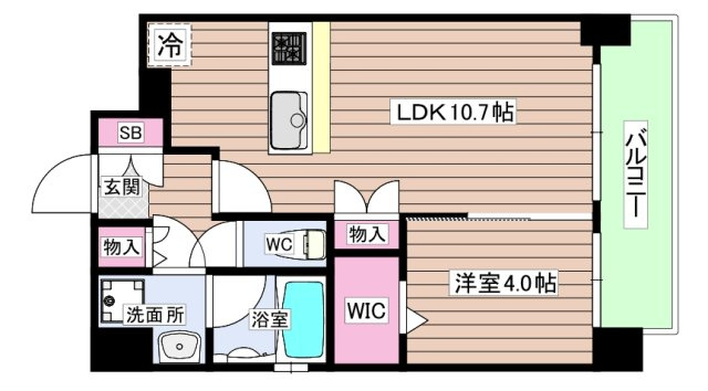 【間取り】 | ミラージュパレス新梅田シエロ
