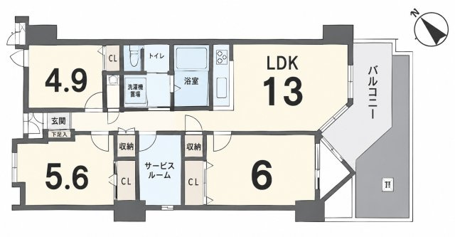 ラフォーレ桃園 　静岡市駿河区桃園町の間取り|専用庭もあり　家庭菜園も可能です