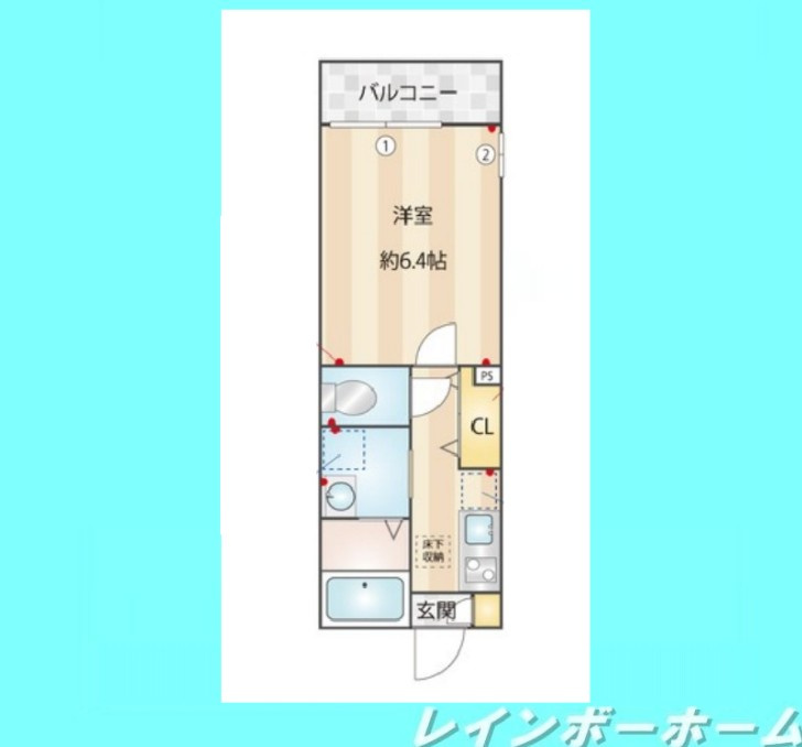 特典：仲介手数料が無料です!!の間取り