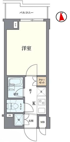 【間取り】 | ルーブル蒲田八番館